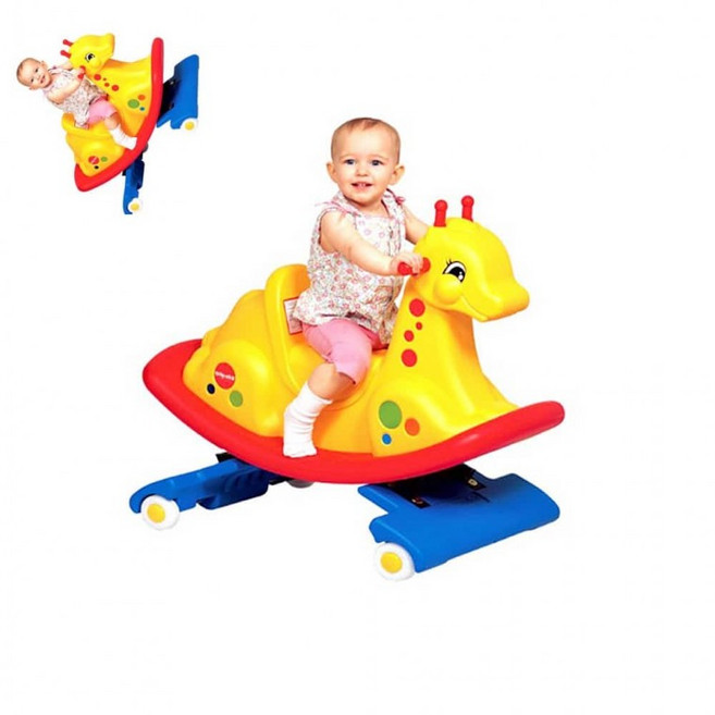 쿠쿠토이즈 2in1 스프링기린 아기흔들말 유아말타기 아기흔들목마 아기말타기장난감, 상세페이지 참조, 상세페이지 참조