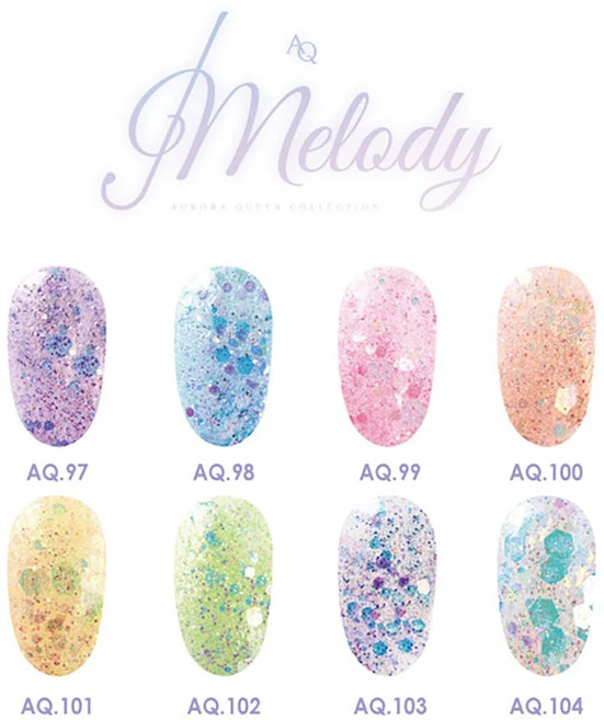 (제이뷰티) 디젤 오로라퀸 멜로디 8종 글리터젤 젤글리터 단품, AQ102, 1개 - 쿠팡