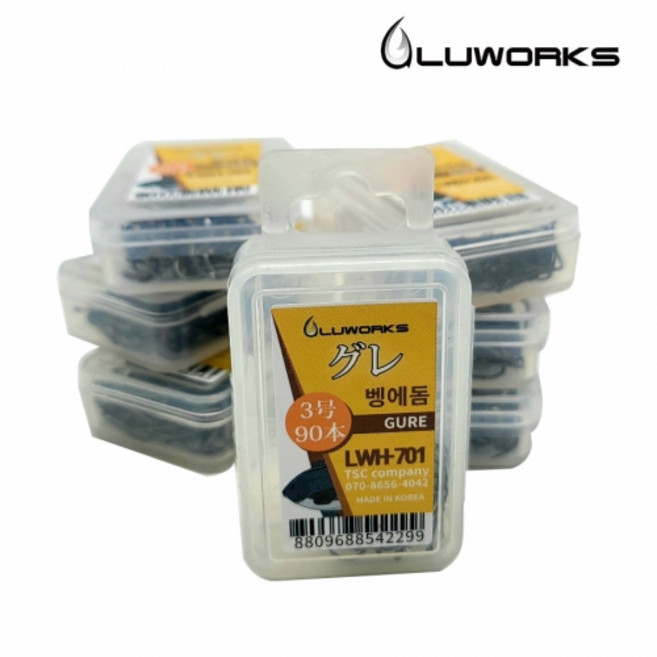 카쿠쯔리 벵에돔 대용량바늘 90개입 벌크용 구레 메지나 긴꼬리벵에돔 실속형 날카로운훅, 1개