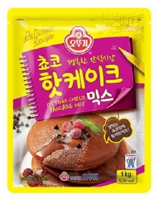 오뚜기 초코핫케이크가루500g x 5개, 500g