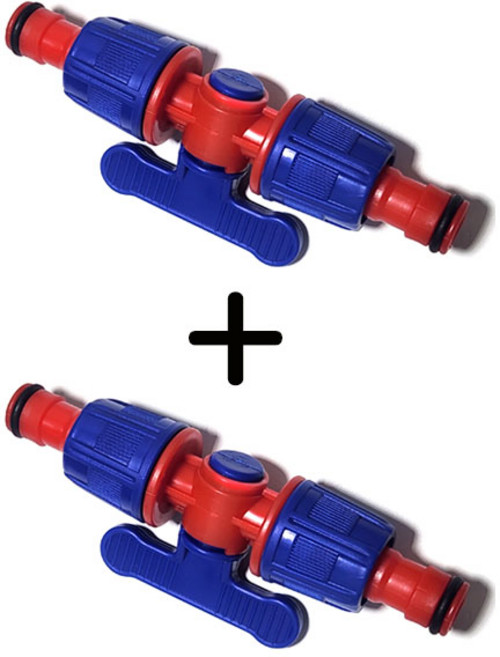 민광 1+1 원터치 중간밸브 호스연결구 신제품 MK874081