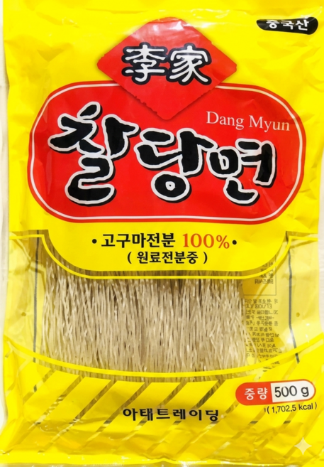 이가당면 찰당면 고구마전분 불지않는 쫄깃한면, 1개, 500g