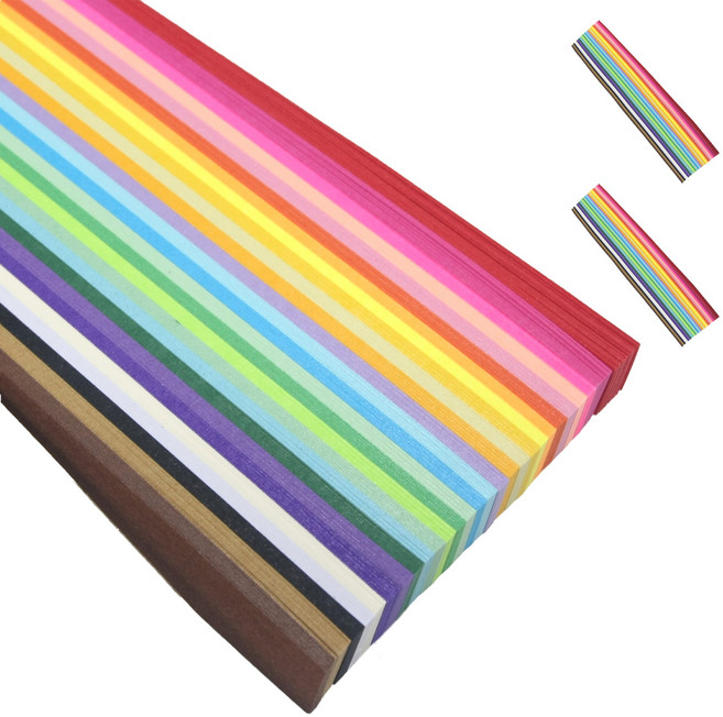 소원 별접기 행운의 종이접기 알록달록 색감 1620매, 27색, 1620개