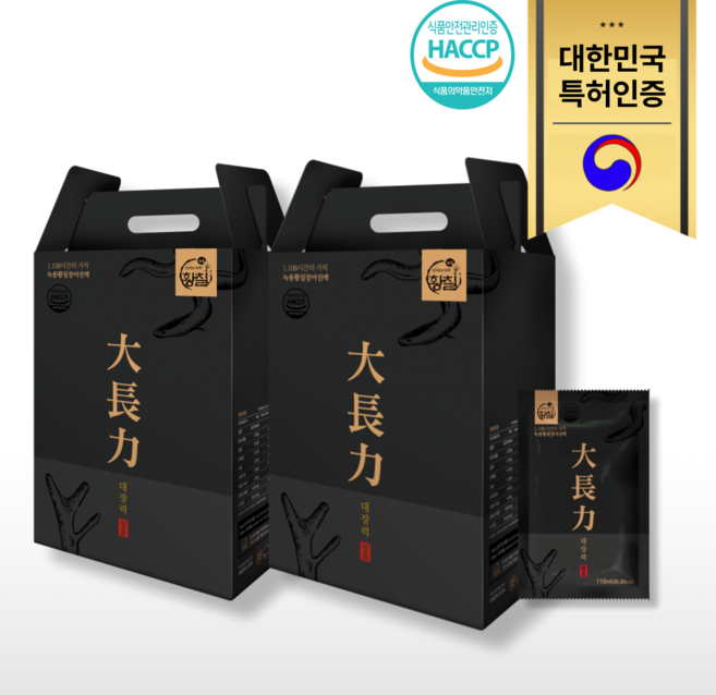 자연의힘 녹용황칠 장어진액 대장력 보약 기력회복 면역력강화 천연 보양 건강즙 귀한 선물, 110ml, 120개