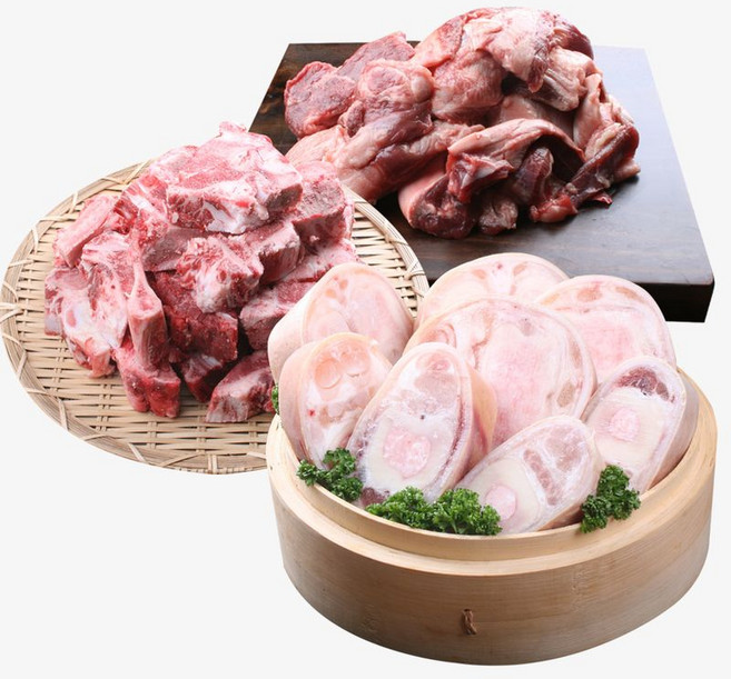 한우 우족+잡뼈+스지, 1개, 4.2kg