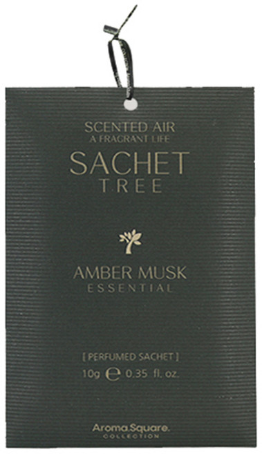 천연우드칩 걸이형 사쉐 종이형방향제 앰버머스크 5+1, 6개, 10g