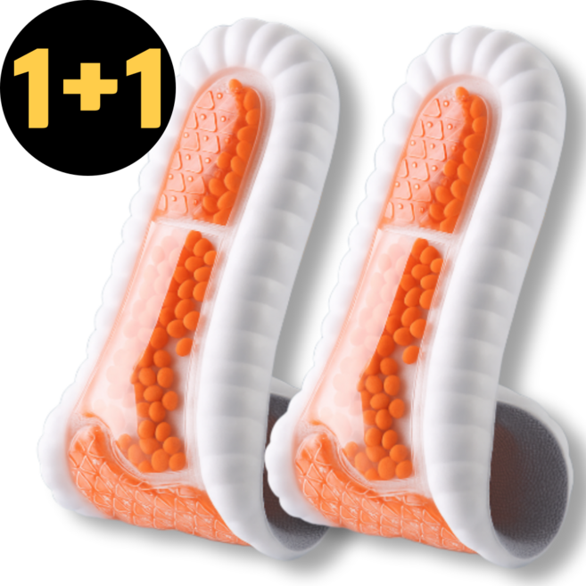 [젤리에어깔창] 종일 푹신한 족저근막 깔창 구름 깔창, 2개