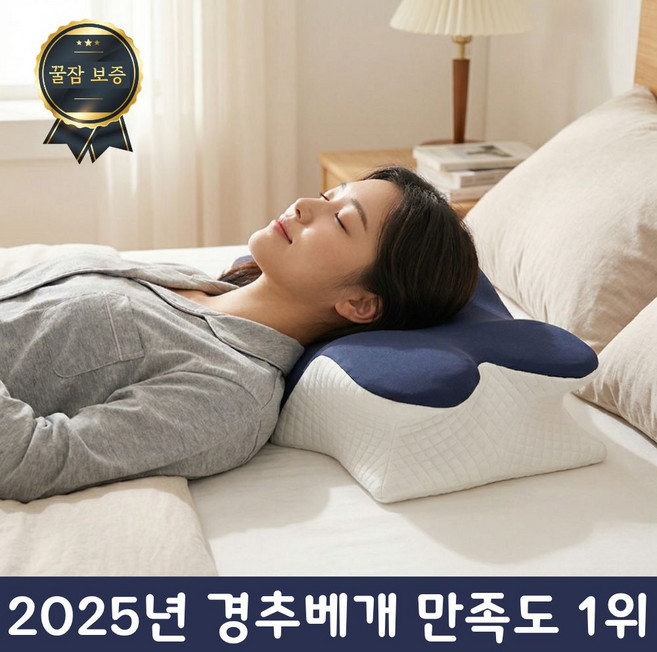 슬립커브 6D 경추베개 목 베개 메모리폼 베개, 1개, NY