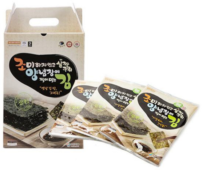 광천조양 무조미전장김(5매x10봉), 10개