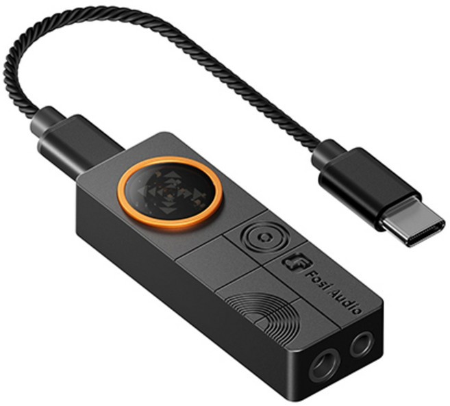 Fosi Audio 포시오디오 DS3 ES9039Q2M 4.4밸런스 포터블 DAC앰프, 옵시디언(블랙)