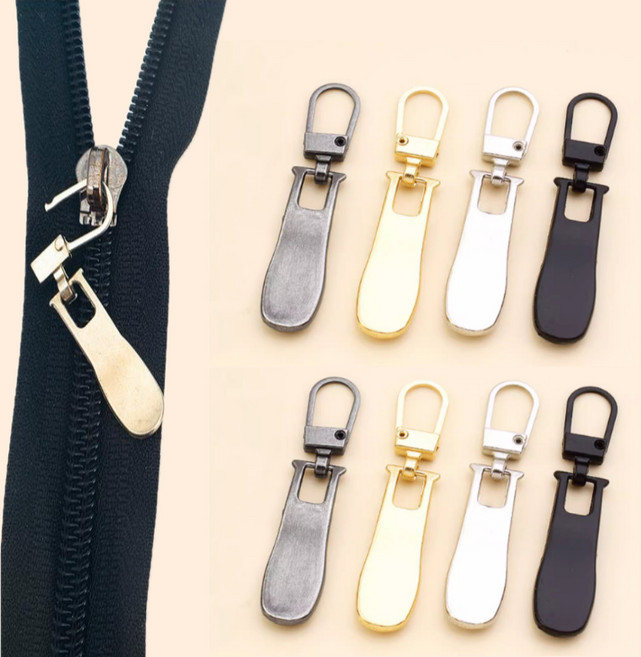 SM 지퍼 풀러 고리 헤드 손잡이 셀프 수선 교체 8P, 혼합, 1개
