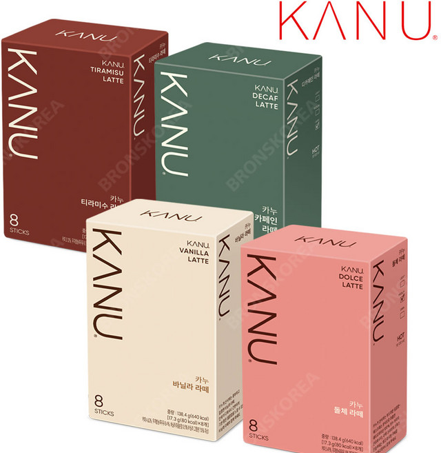 동서 맥심 카누라떼 4종 돌체 라떼 8T+바닐라+티라미수+디카페인라떼 10T 총 34T, 1개