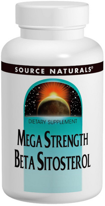 SOURCE NATURALS Mega Strength β-穀固醇補充錠 375mg, 60顆, 1罐