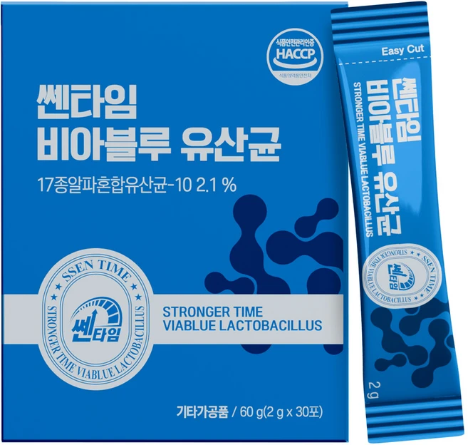 쎈타임 비아블루 전립선 유산균, 1개, 30회분 - 쿠팡