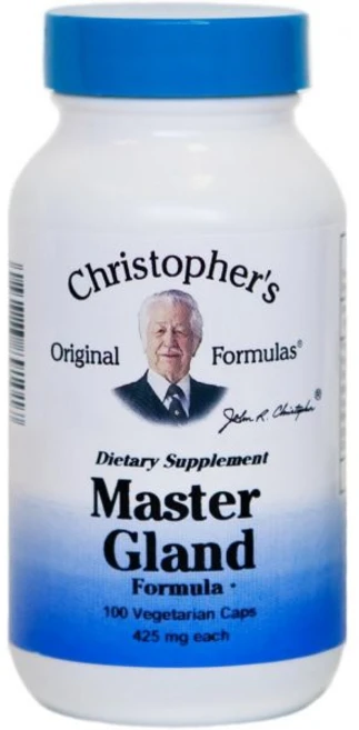 Christopher's Original Formulas Master Gland Formula 375 mg 100 Vegetarian Caps, Christopher's Original Formula, 1개 - 쿠팡
