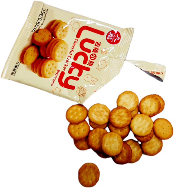 Lucky 幸運の餅 Cheerful Cracker 原味, 1.8kg, 1箱