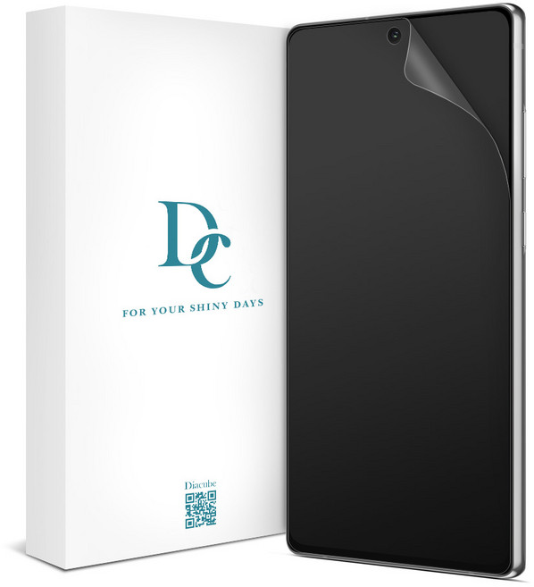 다이아큐브 저반사 지문방지 매트 무광택 하이브리드 Self Healing 엣지 풀커버 액정보호필름, 3매