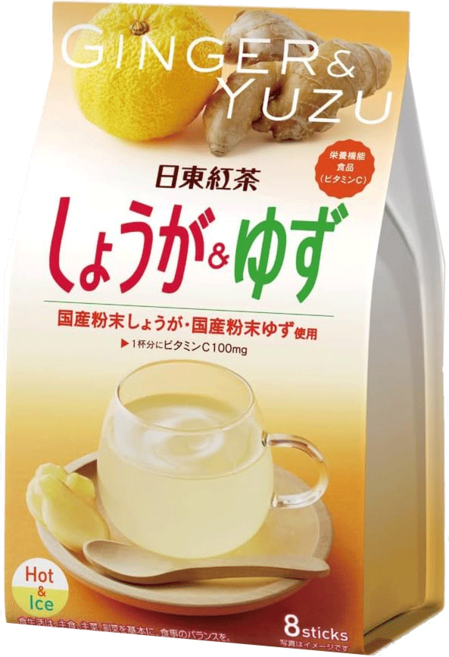 일동홍차 생강 유자차 스틱형 8개입