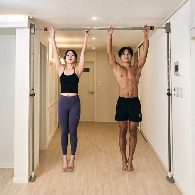 라라비 멀티 공간형 풀업바 최대사이즈 스탠드 철봉 (155~210cm)