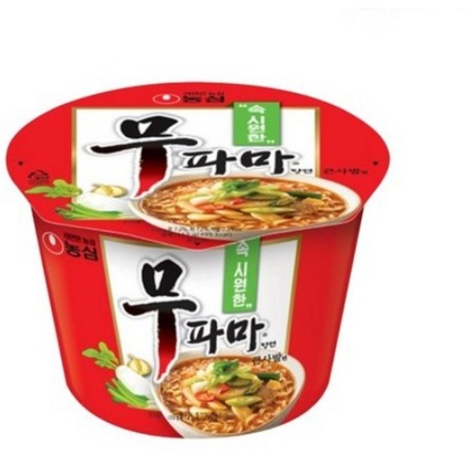 농심 무파마 큰사발 컵라면, 8개
