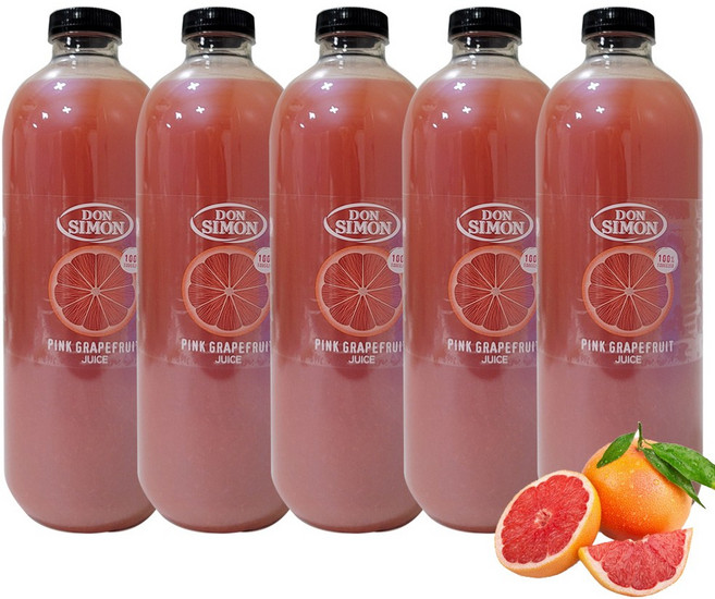 돈시몬 자몽주스, 1L, 5개