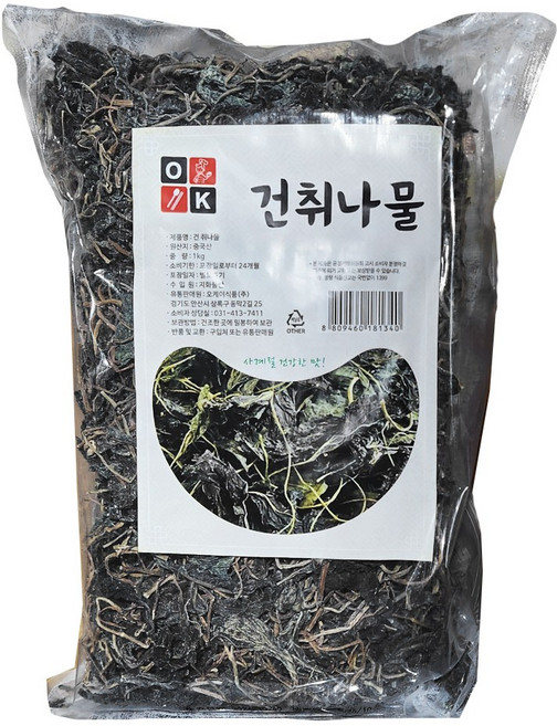 오케이 건취나물 말린취나물, 1개, 1kg
