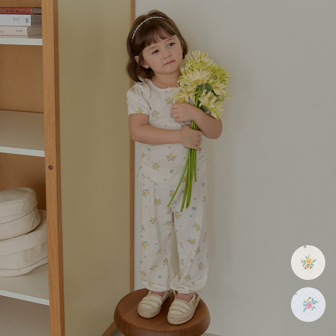 [해피버스]로즈베리 실내복세트