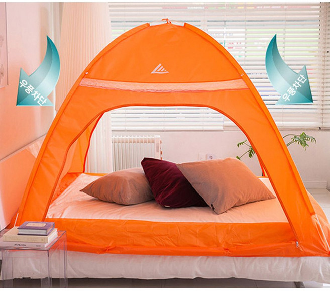 겨울 방한텐트 양문형 원터치 난방텐트 1-2인용, 상세페이지 참조, 사이즈_120x200 1 2인용