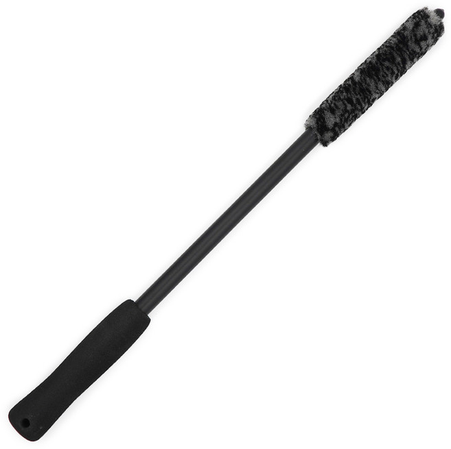 자동차 타이어 세차 휠 브러쉬 배기통 브러시 청소 솔 C19, 1개