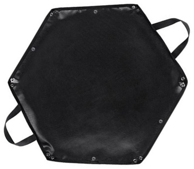 방염매트 난로 화로대 육각 캠핑 1P 방염포 깔개 대형