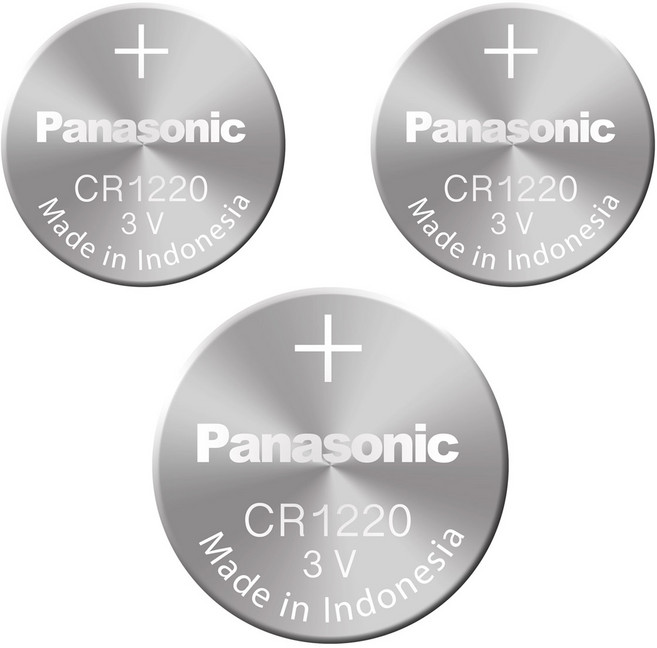 파나소닉 CR1220(1알) 3V 리튬전지 건전지, 1개, 3개입