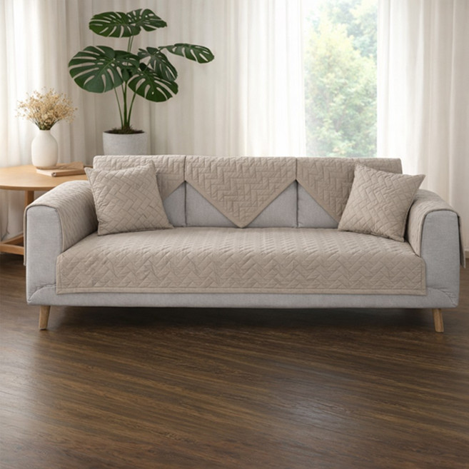 마레인 순면 소파패드 논슬립 쇼파매트 덮개