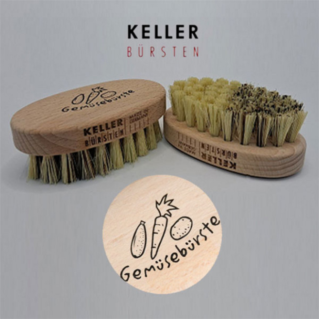 켈러 야채세척 브러쉬 (라운드형), 1개