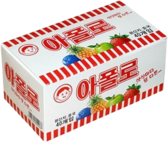 추억의과자 아폴로, 18g, 40개