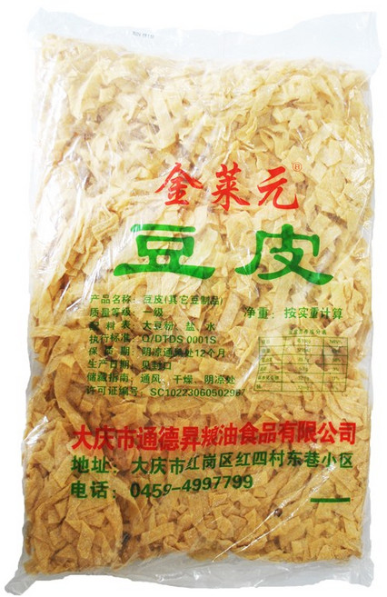 두피 인조고기 5kg 두부피 푸주 대용량 장가푸드 훠궈 중국식품 과자 간식 마라탕 마라샹궈, 1개