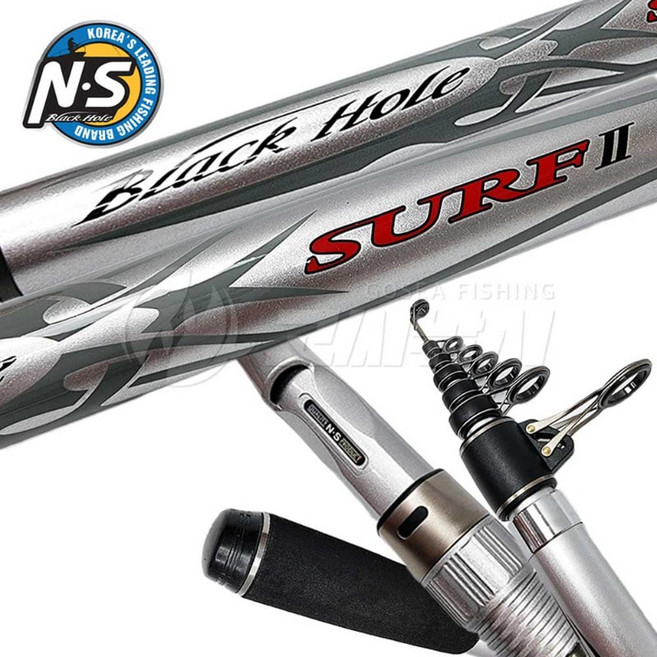 NS 블랙홀 서프2 바다 원투 낚시대 초원투대 서프대 훌치기, 20-390