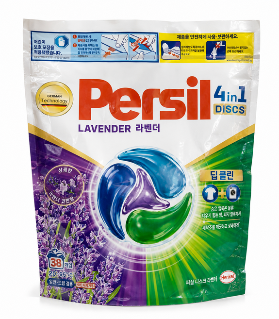 퍼실 디스크 캡슐세제 라벤더, 38개입, 25g, 1개