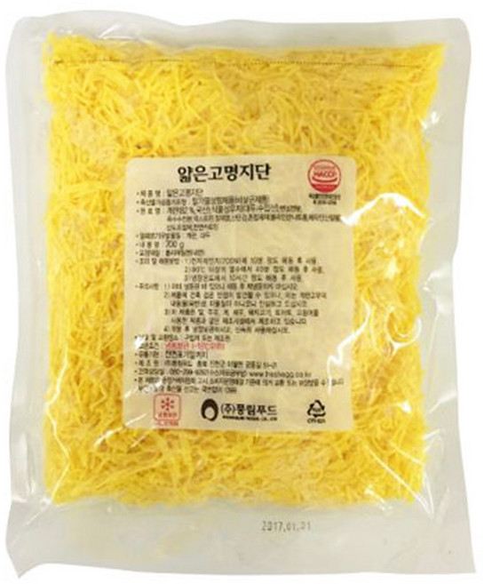 풍림푸드 얇은 고명지단, 700g, 1개