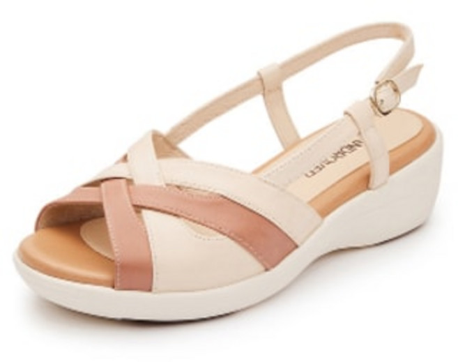 [국내매장정품]랜드로바 브랜드관 여성 격자 스트랩 샌들 LANSAC5454WF9/WF2