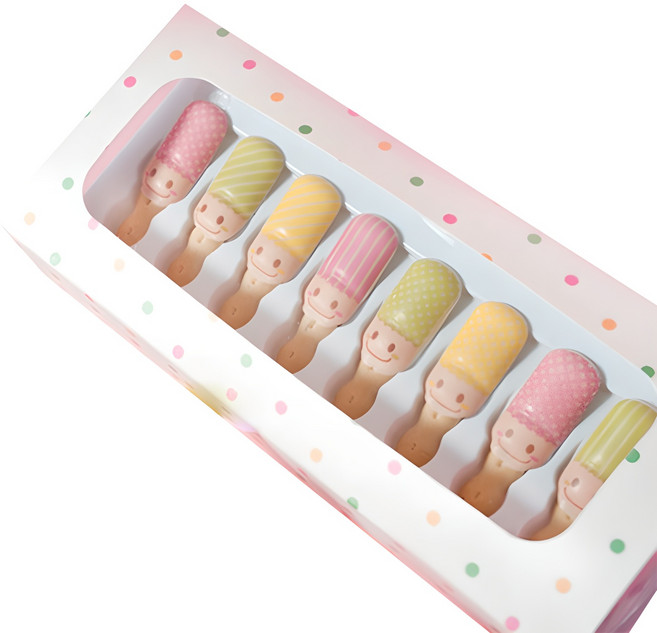 상상앤드 쁘띠핑거 초콜릿 막대과자 만들기 DIY 세트, 9종, 1세트