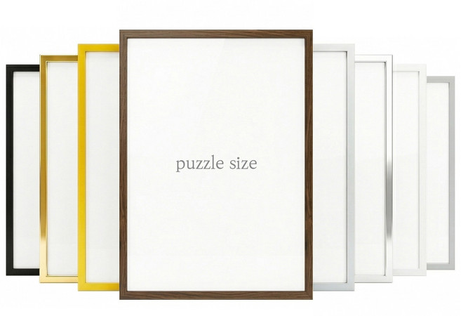 프라모 퍼즐 사이즈 액자 프레임 150 300 500 1000피스, 1개, 매트 그레이