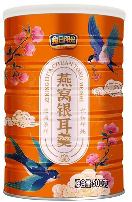 OKYAIOS 제비집 흰목이버섯 수프 건강분말 식사대용, 6개, 500g