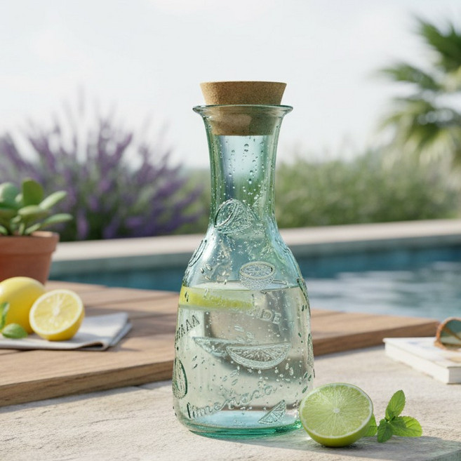 [VE]베트레리아 이투르스카 레몬에이드 카라페_1000ml /유리병/디켄터/물병/칵테일병/와인병, 레몬에이드 카라페, 1000ml, 1개