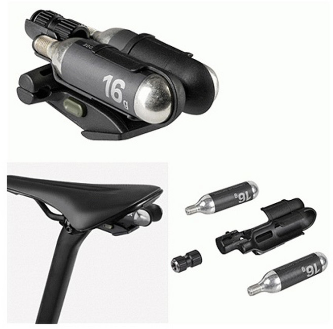 Topeak 펌프/Nanomaster DF 16g Co2 카트리지x2, Nanomaster DF, 1개