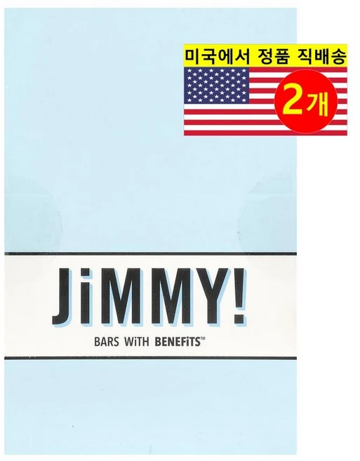 JiMMY! 운동 전 후 딸기 넛츠 하이 프로틴 바 12개입 540g 1개, 2개 - 쿠팡