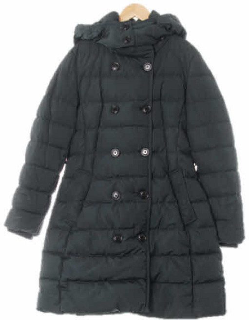 2287 빈폴 블랙 구스 더블슬림롱패딩코트다운점퍼 [90]