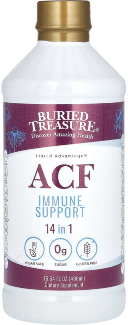 Buried Treasure Liquid Advantage ACF Support 16.54 fl oz 496 ml, Buried Treasure, Liquid Advant, 1개 - 쿠팡