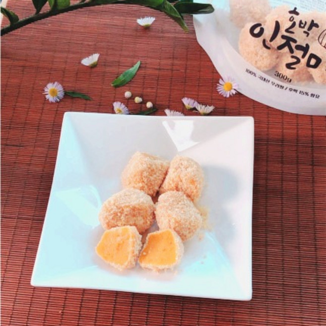 마음이가 보슬보슬 카스테라 호박인절미, 2개, 300g