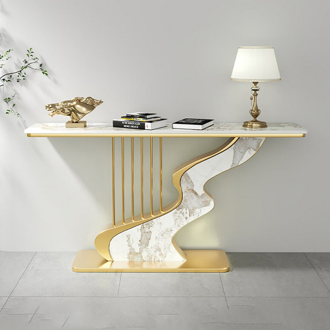 모던 럭셔리 현관 콘솔 복도 예쁜 슬림 장식테이블, U01(800mm)