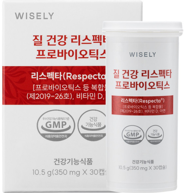 와이즐리 질 건강 리스펙타 여성 유산균, 1개, 30정